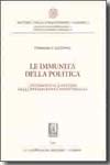Le immunità della politica