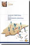 Análisis territorial de la demografía española 2006