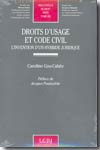 Droits d'usage et Code Civil