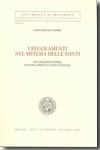 I regolamenti nel sistema delle fonti. 9788814122873