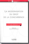 La modernisation du Droit de la concurrence