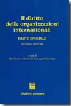 Il Diritto delle organizzazioni internazionali. 9788814123115