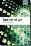 Employment Law. 9780199286768