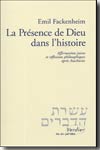 La présence de Dieu dans l'histoire. 9782864320098