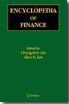 Encyclopedia of Finance. 9780387262840