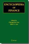 Encyclopedia of Finance