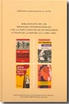 Bibliografía de las brigadas internacionales y de la participación de extranjeros a favor de la República (1936-1939)