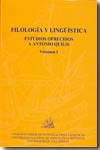 Filología y lingüística. 9788400084011