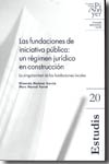 Las fundaciones de iniciativa pública. 9788495417596