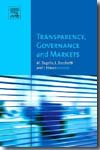 Transparency, governance and markets