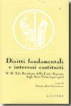 Diritti fondamentali e interessi costituiti. 9788814130410