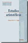 Estudios aristotélicos. 9788431323899