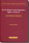 The EC merger control regulation. 9789041125538