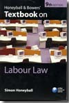 Honeyball and Bowers' textbook on labour Law