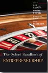 The Oxford handbook of entrepreneurship. 9780199288984
