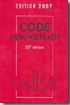 Code administratif. 9782247070107