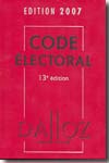 Code électoral. 9782247071265