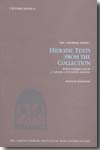 Hieratic texts from the collection. 9788763504058