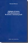 Obblighi di fedeltà dell'amministratore di società e sanzioni penali. 9788814130885