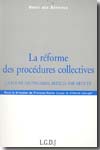 La réforme des procédures collectives