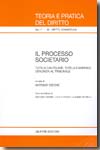 Il processo societario. 9788814126253