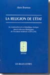 La religion de l'État. 9782251380803