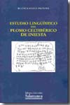 Estudio lingüístico del plomo celtibérico de Iniesta