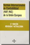 Normas Internacionales de Contabilidad (NIIF/NIC) de la Unión Europea. 9788430946310
