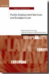 Public employment services and european Law