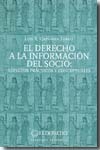 El derecho a la información del socio