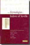 The Etymologies of Isidore of Seville