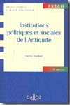 Institutions politiques et sociales de l'Antiquité