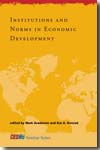 Institutions and norms in economic development