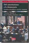 Del autoritarismo a la democracia. 9788477371977