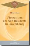 L'imposition des non-résidents au Luxembourg