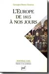 L'Europe de 1815 à nos jours