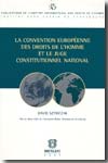 La Convention européenne des Droits de l'Homme et le Juge Constitutionnel National. 9782802721482