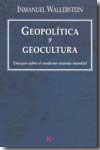 Geopolítica y geocultura. 9788472456372