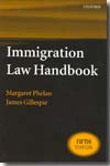 Inmigration Law handbook. 9780199209170