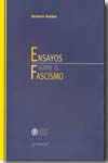 Ensayos sobre el fascismo. 100790224