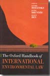 The Oxford handbook of international environmental Law. 9780199269709
