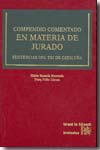 Compendio comentado en materia de jurado. 9788484567912