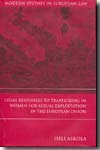 Legal responses to trafficking in women for sexual exploitation in the European Union. 9781841136509