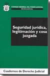 Seguridad jurídica, legitimación y cosa juzgada. 9788496518940