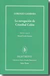 La navegación de Cristóbal Colón. 9788400085018