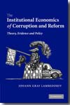 The institutional economics of corruption and reform. 9780521872751