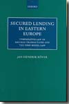 Secured lending in eastern Europe. 9780198260134