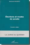 Élections et modes de scrutin