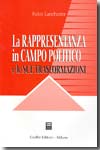 La rappresentanza in campo politico e le sue trasformazione. 9788814131097