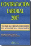 Contratación laboral 2007. 9788496743106